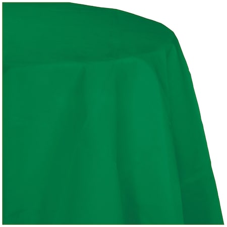Touch Of Color Emerald Green Octy Round Tablecloth, 82", 12PK 923261